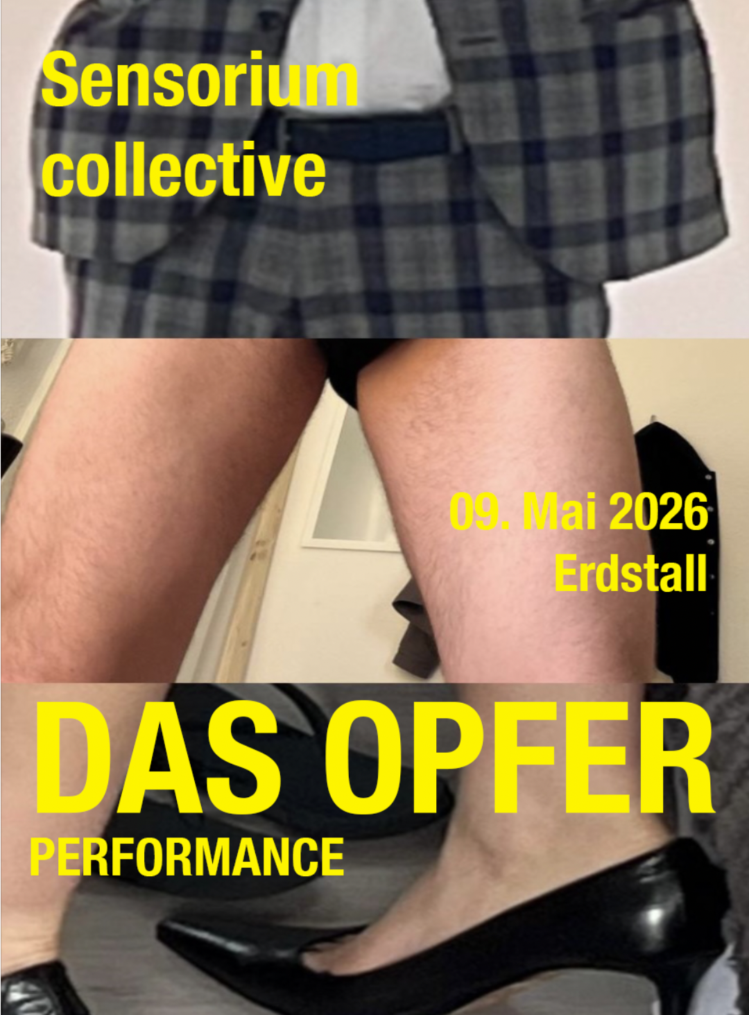 Performance das opfer in Wien